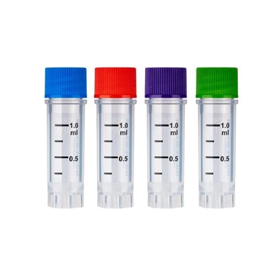 1.0 Flacons cryogéniques codés à filetage externe ML