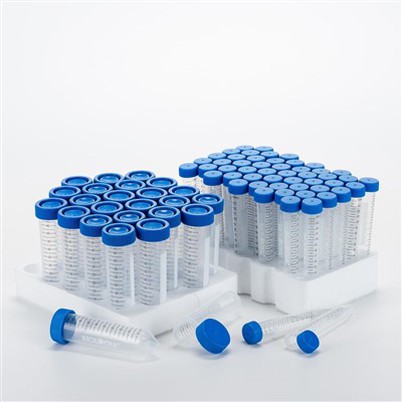 Tubes à centrifuger plat à 15 ml Bâche conique inférieure non stérile Niveau d'écriture autocavable