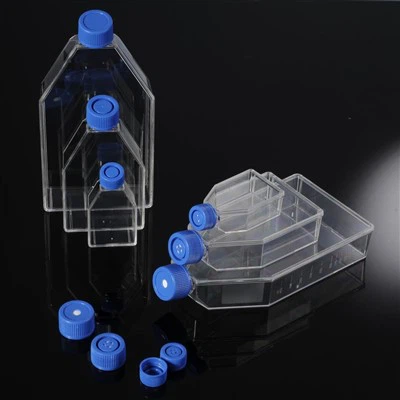 25 Cm2, 75 Cm2, 175 Cm2 Flacon de culture cellulaire tissulaire traitée