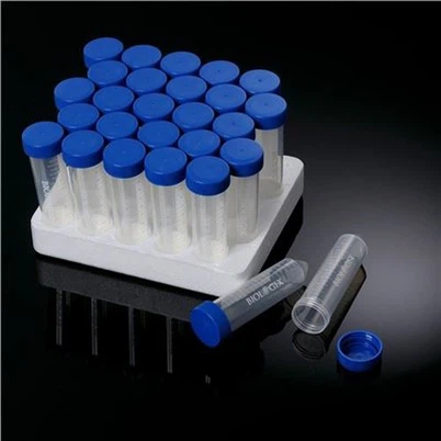 Tubes à centrifuger plats/bouchons de 50 ml